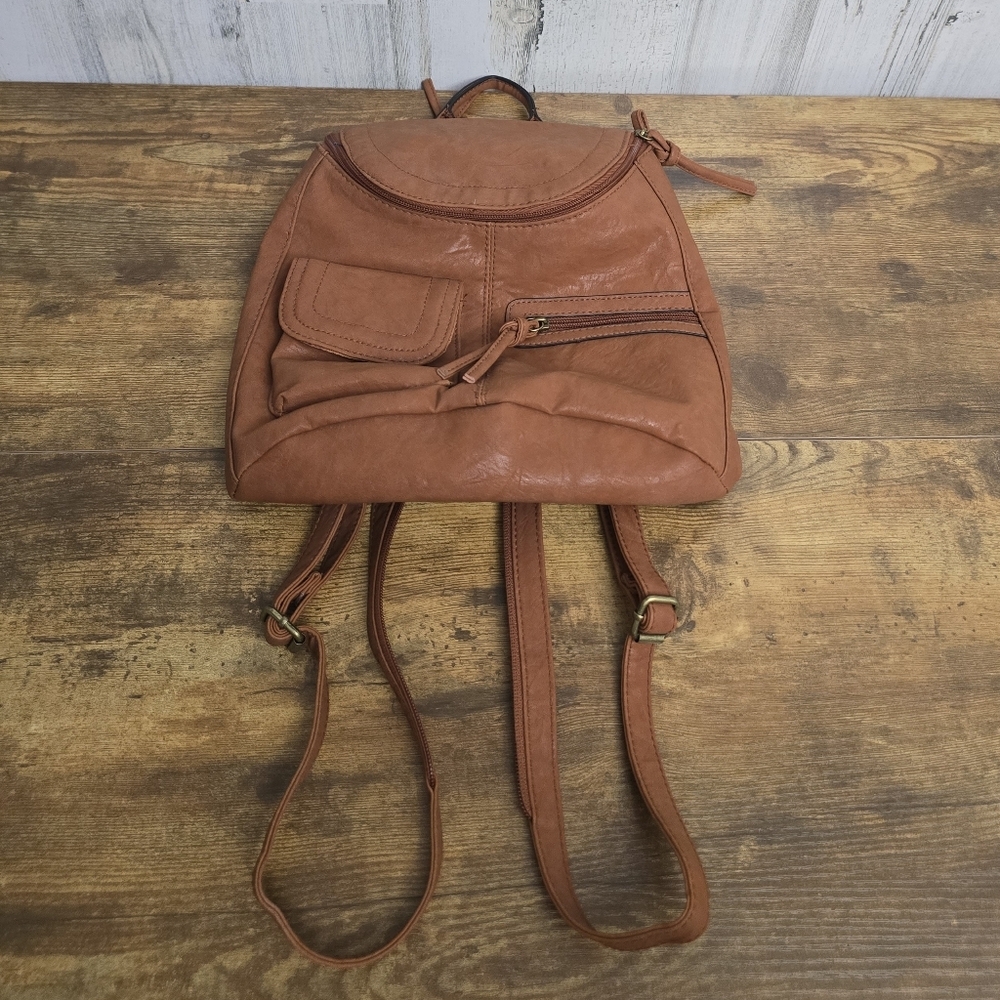 Bueno Brown Mini Backpack